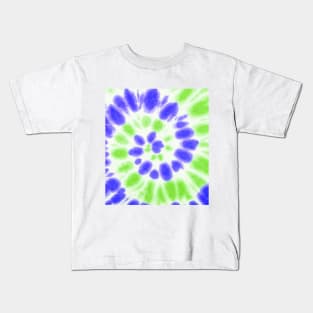 tie-dye-style-rainbow Kids T-Shirt